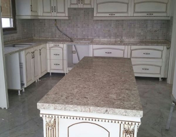 Belenco Chakra Bej Mutfak Tezgahı